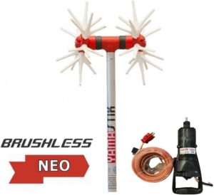 Ελαιοραβδιστικό YAMASTIK Νιφάδα Χ12 Brushless 2,5m για Δυναμό Με Ρυθμιστή Ταχύτητας