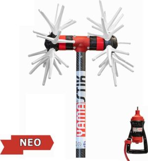 Ελαιοραβδιστικό YAMASTIK Νιφάδα Χ14 CARBON 2,8m 12V-15V για Μπαταρία