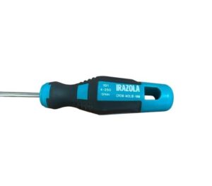 Κατσαβίδι Ισιο Μακρύ 4Χ250mm IRAZOLA Spain Αντιλισθητική Λαβή No191 - Image 4