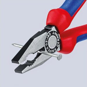 Πένσα Ίσια Ηλεκτρολόγου Μήκους 200mm Knipex 0302200 - Image 4