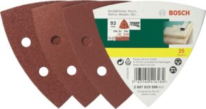 Φύλλα Λείανσης 93mm K60/K120/K240 Best for Wood & Paint 25τεμ. Bosch 2607019500