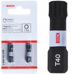 Μύτες T40 x 25mm Impact Pro 2τεμ. Bosch 2608522478