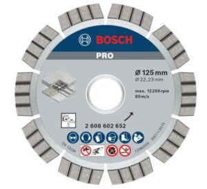 Bosch Διαμαντόδισκος Κοπής Μπετόν Best For Concrete 125mm 2608602652 Bosch