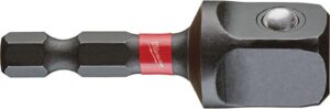 Αντάπτορας 1/4 Eξάγωνο σε 1/2 Kαρέ Milwaukee 4932478803 - Image 3