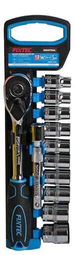 Καστάνια Με Καρυδάκια 1/2″ Cr-V 12Τεμ. Fixtec FHST1312