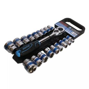 Καστάνια Με Καρυδάκια 1/2″ Cr-V 19Τεμ. Fixtec FHST1319 - Image 3