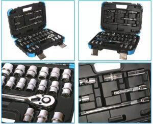Καστάνια Με Καρυδάκια 1/2″ Cr-V 32Τεμ. Fixtec FHST1332 - Image 5