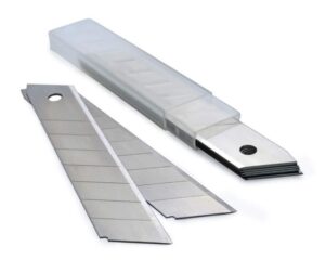 Λάμες Για Μαχαίρι Φαλτσέτα 18mm 10Τεμ Fixtec FHUCB1018