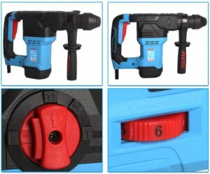 Περιστροφικό Πιστολέτο 1600W 10J 5,5Kg Sds-Plus 3 Λειτουργιών Heavy Duty Fixtec FRH3616000 - Image 4