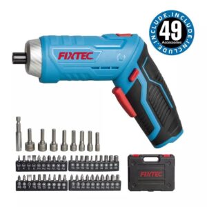 Επαναφορτιζόμενο Κατσαβίδι Λιθίου 4V 3,5Nm Με 49 Εξαρτήματα - Type C & Βαλιτσάκι Fixtec FSD040L02 - Image 1