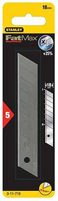 Λάμες για Μαχαίρι Φαλτσέτα 18mm 5τεμ. STANLEY 0-11-718