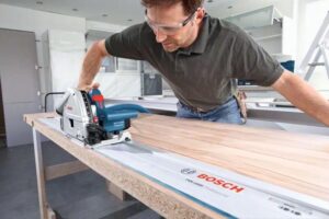 Δισκοπρίονο Χειρός 1400W 165mm Βυθιζόμενο GKT 55 GCE Bosch 0601675000 - Image 3