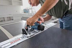 Δισκοπρίονο Χειρός 1400W 165mm Βυθιζόμενο GKT 55 GCE Bosch 0601675000 - Image 4