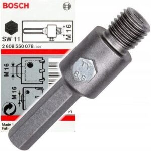 Φορέας Για Ποτηροτρύπανα Μπετού M16 HEX 80mm Bosch 2608550078 - Image 3