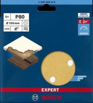 Γυαλόχαρτα C470 Best for Wood and Paint Φ150 G80 2608900815