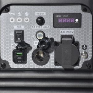 Γεννήτρια Βενζίνης Inverter Φορητή Κλειστού Τύπου 122cc 3250 iS 2500 Watt Kraft 63797 - Image 5