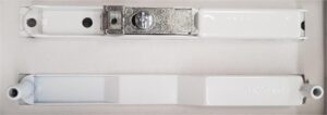 Κλειδαριά Συρόμενου Χωνευτή Λευκή Domus DSL7810L - Image 5