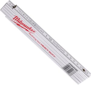 Μέτρο Σπαστό Ξύλινο 2m με μοίρες Milwaukee 4932459302