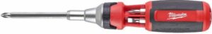 Κατσαβίδι με καστάνια και μύτες 9 σε 1 Milwaukee 4932471598