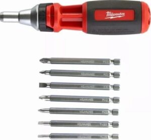 Κατσαβίδι με καστάνια και μύτες 9 σε 1 Milwaukee 4932471598 - Image 3
