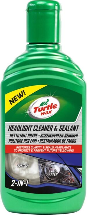 Υγρό Επιδιόρθωσης Φαναριών Headlight Cleaner & Sealant 300ml, TURTLE WAX