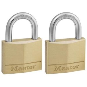 Λουκέτο Πέταλο με Ίδιο Κλειδί 40mm 2τμχ Masterlock 140EURT - Image 1