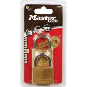 Λουκέτο Πέταλο με Ίδιο Κλειδί 40mm 2τμχ Masterlock 140EURT - Image 2