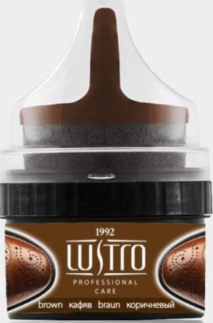 Βαφή - Κρέμα Γυαλίσματος Καφέ Με Σφουγγάρι 50ml Lustro 432