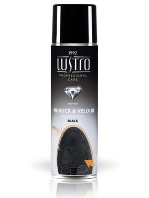 Σπρέι Αναζωογόνησης Για Δέρματα Nubuck & Velour 200ml Μαύρο Lustro RENOVATOR 471