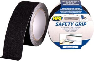 Αντιολισθητική ταινία Safety grip μαύρη 50mmx5m, HPX