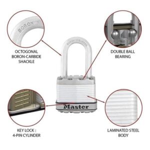 Λουκέτο EXCELL υψίστης ασφαλείας 45mm Masterlock M1EURDLFCC - Image 4