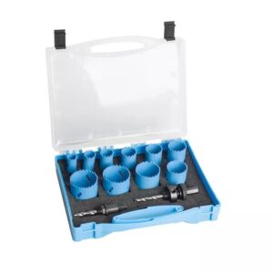 Ποτηροτρύπανα Bi-Metal Ξύλου - Μετάλλου 20mm - 50mm 12Τεμ. Fixtec FAHS-14 - Image 1