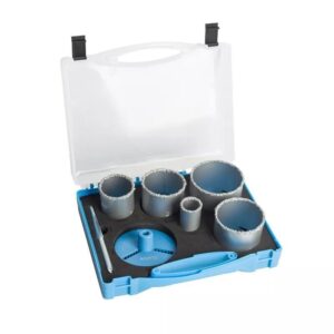 Ποτηροτρύπανα Carbide Για Πλακάκια & Κεραμικά 33mm - 83mm 6Τεμ. Fixtec FAHS-7 - Image 1