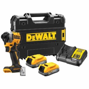 Παλμικό Κατσαβίδι 3 Tαχυτήτων 18V 2x1.7Ah & φορτιστή σε T-STAK Brushless Dewalt DCF850E2T-QW