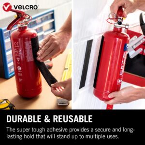 Ταινία αυτοκόλλητη λευκή Velcro 5cmX1m HEAVY DUTY / Βαρέως τύπου 60242 - Image 3