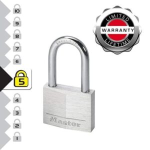 Λουκέτο Αλουμινίου Μακρύλαιμο 40x76mm Masterlock 9140EURODLF - Image 3