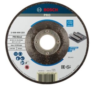 Δίσκος Λείανσης Φ125x6 μετάλλου Bosch 2608600223