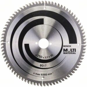 Δίσκος Multi Material 250x30 Z80 Αλουμινίου- Ξυλου Bosch 2608640516