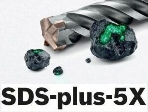 Τρυπάνι Τετράκοπο Bosch SDS-Plus-5X 6x100x160mm 2608833778 - Image 4