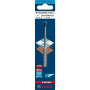 Τρυπάνι Πλακιδίων 4x90 HardCeramic HEX-9 με Εξάγωνο Στέλεχος 1/4''  EXPERT CYL-9 BOSCH 2608900588 - Image 1