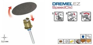 Dremel Δίσκοι Λείανσης 30mm K240 SC413 6 Τεμάχια 2615S413JA - Image 3