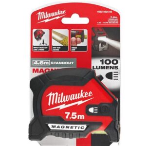 Μέτρο 7,5m x 30mm με Led Magnetic USB Milwaukee 4932492469 - Image 2