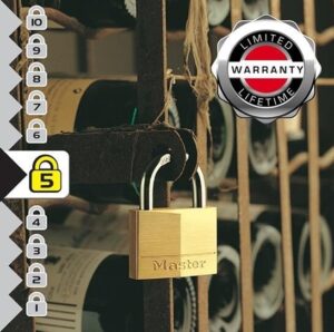 Λουκέτο συμπαγές μπρούτζινο Standard 40mm Masterlock 140EURD - Image 3