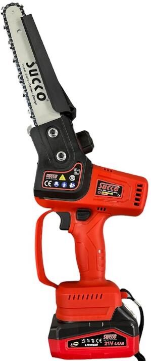 Αλυσοπρίονο Μπαταρίας 21V Brushless Sucko BC-2108 με Λάμα 20cm 2 Μπαταρίες 5Ah Βαλίτσα