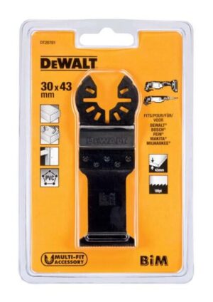 Βυθιζόμενη πριονόλαμα Wood + Metal 31mmx43mm DEWALT DT20701-QZ - Image 1