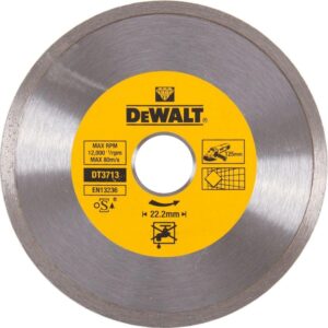 Διαμαντόδισκος Κοπής Πλακιδίων Φ125x22.2 Dewalt DT3713