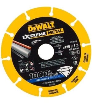 Διαμαντόδισκος Extreme Metal 125mmx1,3mm Dewalt DT40252