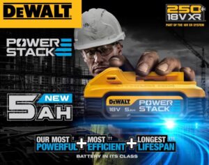 Μπαταρία Λιθίου 18V με Χωρητικότητα 5Ah Powerstack Dewalt DCBP518 - Image 4