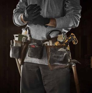 Ζώνη Εργαλείων Δερμάτινη 11 τσέπες Dewalt DWST50112-1 - Image 3