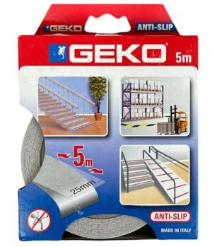 Αντιολισθητική ταινία διάφανη 2,5cmX5m GEKO